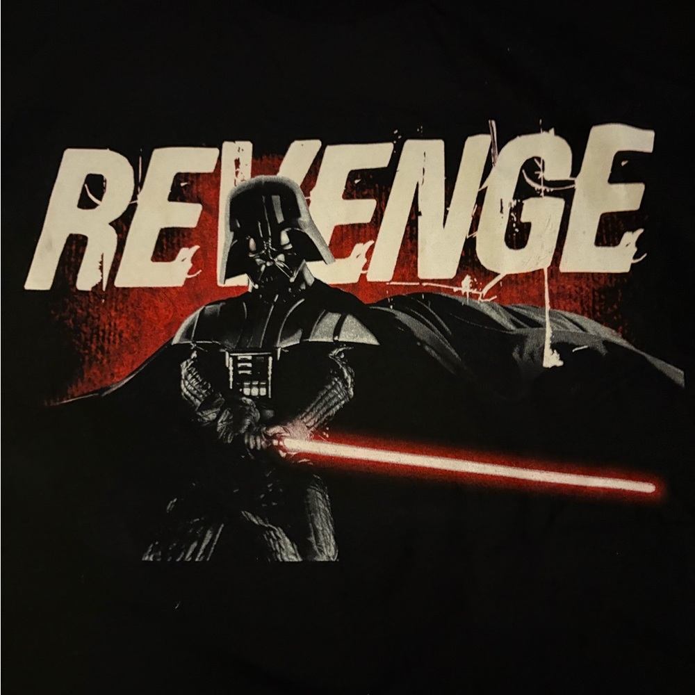 NWT Vintage Star Wars Black‎ Revenge Graphic Tee - Picture 2 of 4